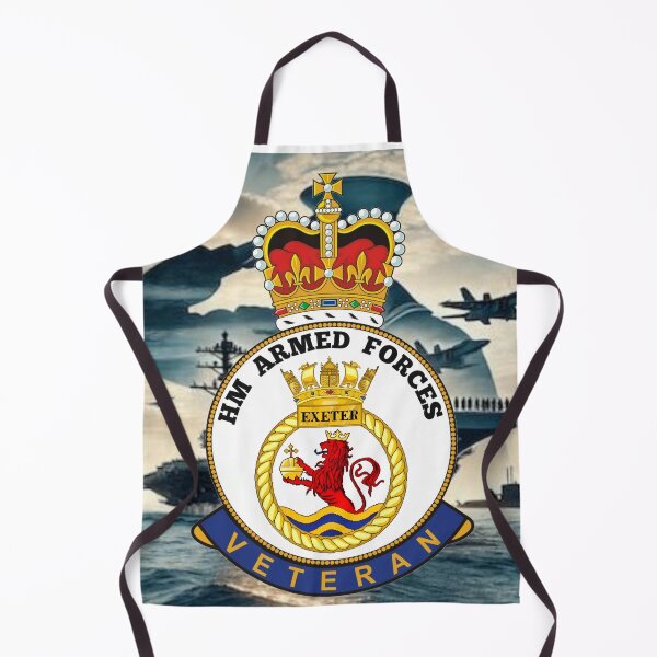 Item preview, HMS Exeter Royal Navy HM Armed Forces Veteran designed and sold by Bootneckstore.