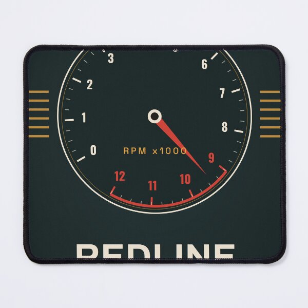Item preview, Redline – Retro Tachometer Racing Poster designed and sold by SokolPrint.
