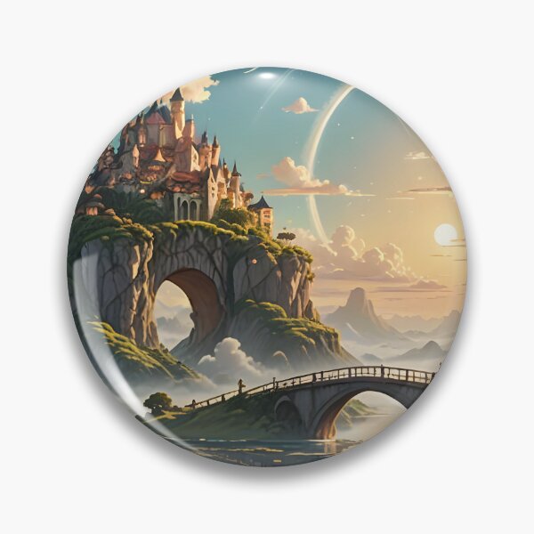 Item preview, Cloud Bridge – Floating Islands Fantasy Landscape designed and sold by LittleBigGifts.