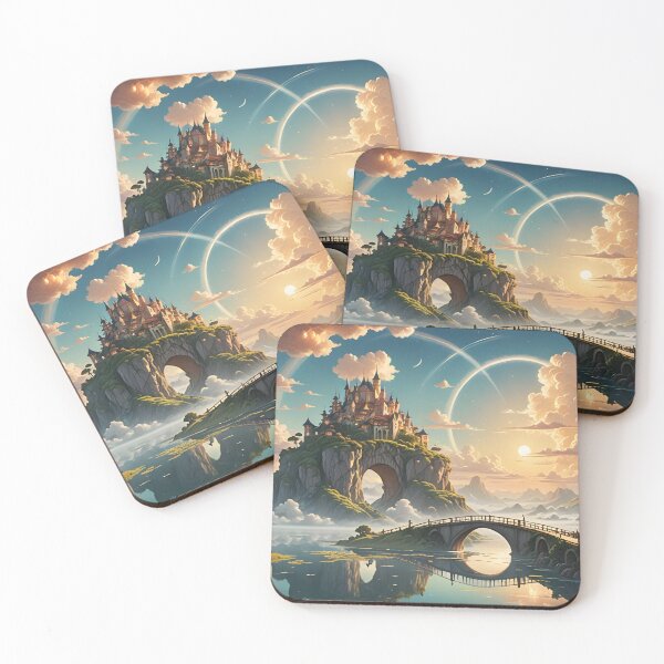 Item preview, Cloud Bridge – Floating Islands Fantasy Landscape designed and sold by LittleBigGifts.