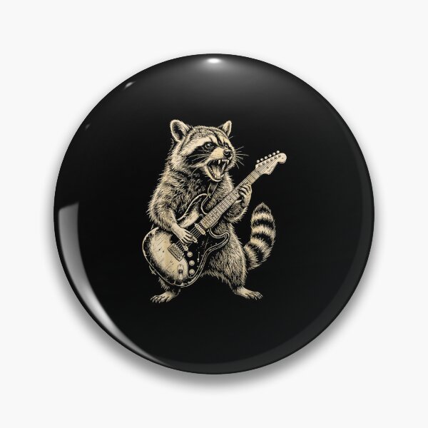 Item preview, Halloween raccoon Playing Electric Guitar Funny Dog designed and sold by Rahamkshop.