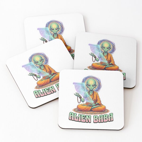 Item preview, Alien Baba Cosmic Saint Sticker designed and sold by krazzyremo.