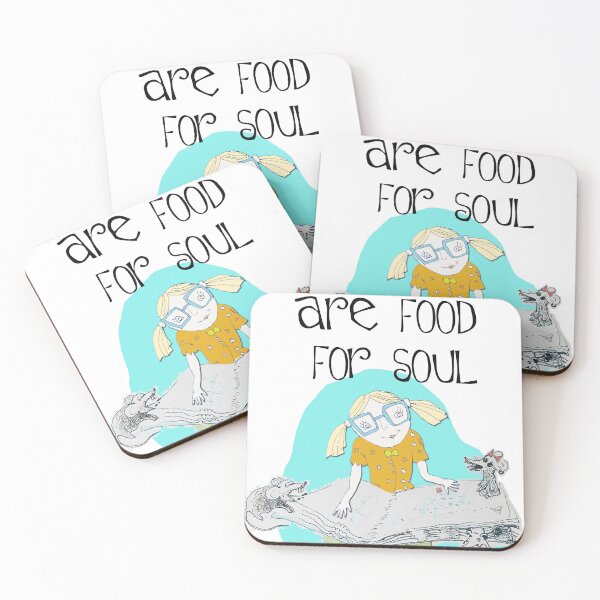 Item preview, Books Are Food For Soul - Little Girl and Mice (Original Design by ACCI) designed and sold by VanyssaGraphics.