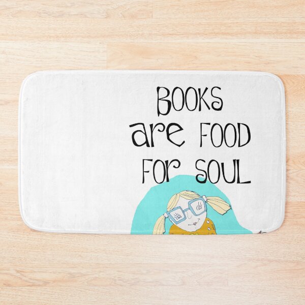 Item preview, Books Are Food For Soul - Little Girl and Mice (Original Design by ACCI) designed and sold by VanyssaGraphics.