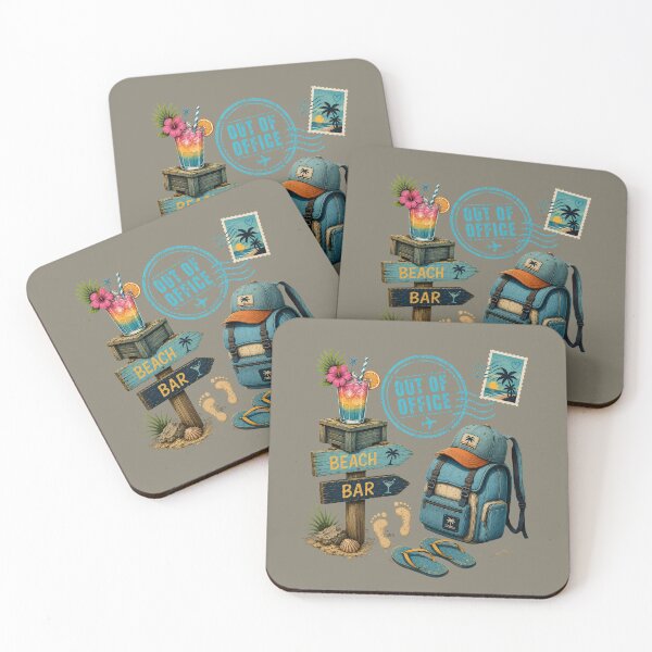 Item preview, Out of Office – Beach Vacation Travel Graphic for Men designed and sold by Aimetoi.