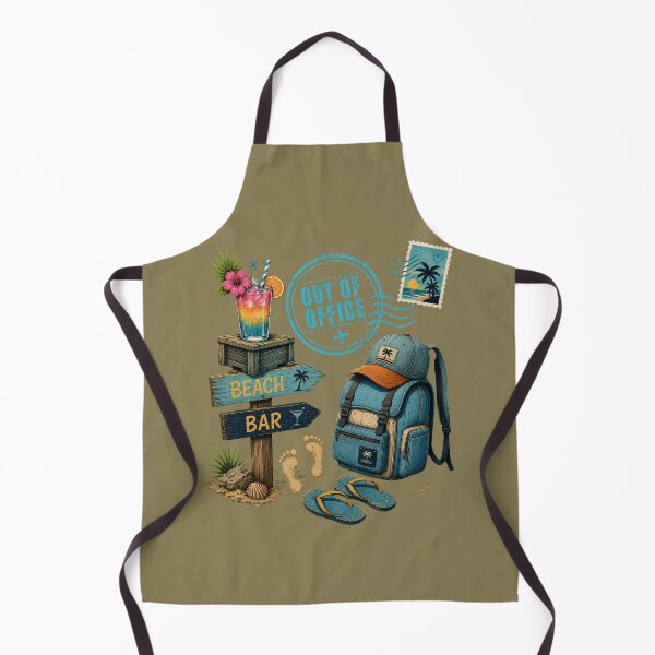 Item preview, Out of Office – Beach Vacation Travel Graphic for Men designed and sold by Aimetoi.