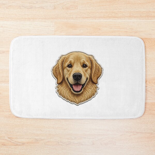 Item preview, Embroidered Golden Retriever Patch Cute Dog Head designed and sold by Abdelillah10.
