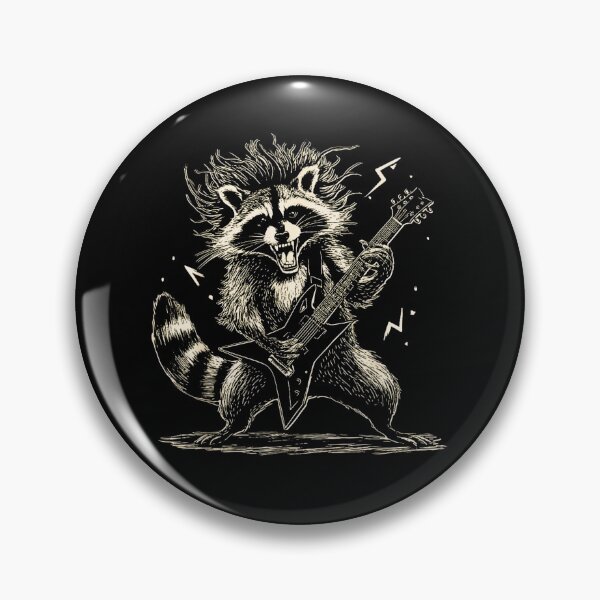 Item preview, Halloween raccoon Playing Electric Guitar Funny Dog designed and sold by Rahamkshop.