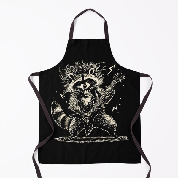 Item preview, Halloween raccoon Playing Electric Guitar Funny Dog designed and sold by Rahamkshop.