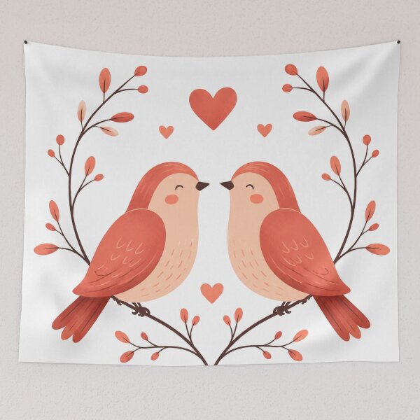 Item preview, Love Birds designed and sold by cat-and-pigeon.