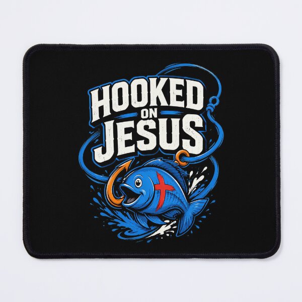Item preview, Hooked on Jesus Fishing Christian Religious God designed and sold by OlakunleOloroz.