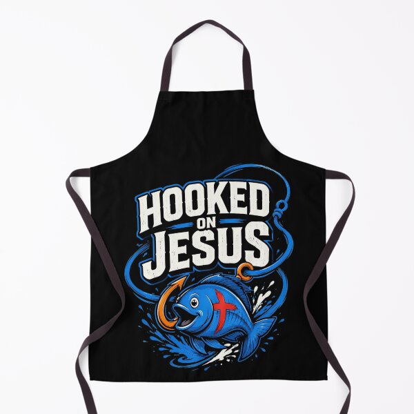 Item preview, Hooked on Jesus Fishing Christian Religious God designed and sold by OlakunleOloroz.