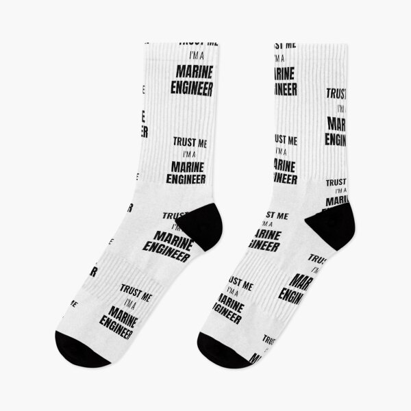 Item preview, Trust Me I'm a Marine Engineer (Black) designed and sold by ShipCrewNation.
