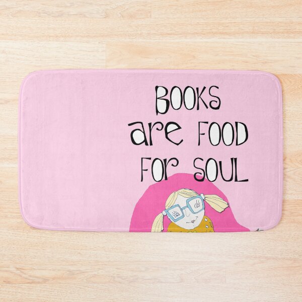 Item preview, Books Are Food For Soul - Little Girl and Mice (Original Drawing by ACCI) designed and sold by VanyssaGraphics.