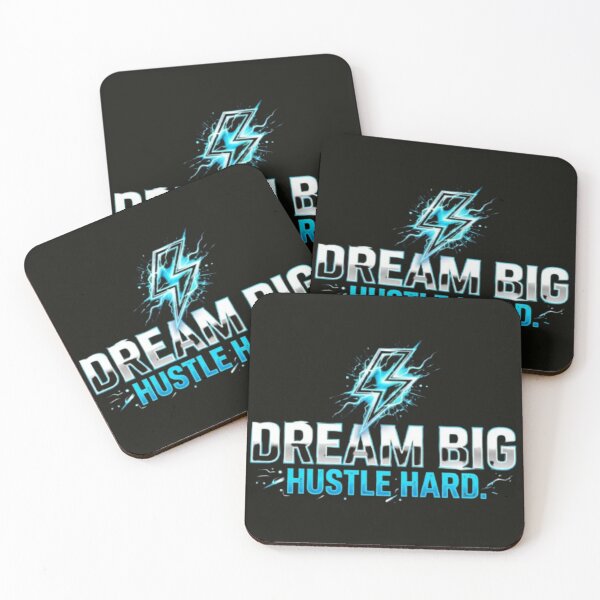 Item preview, Dream Big Hustle Hard designed and sold by Saeed  Ahmad.