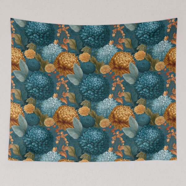 Item preview, Wild Chrysanthemum Print  - Birthday Flower Pattern  - Fathers Day Ideas designed and sold by RoyalStarsPatts.