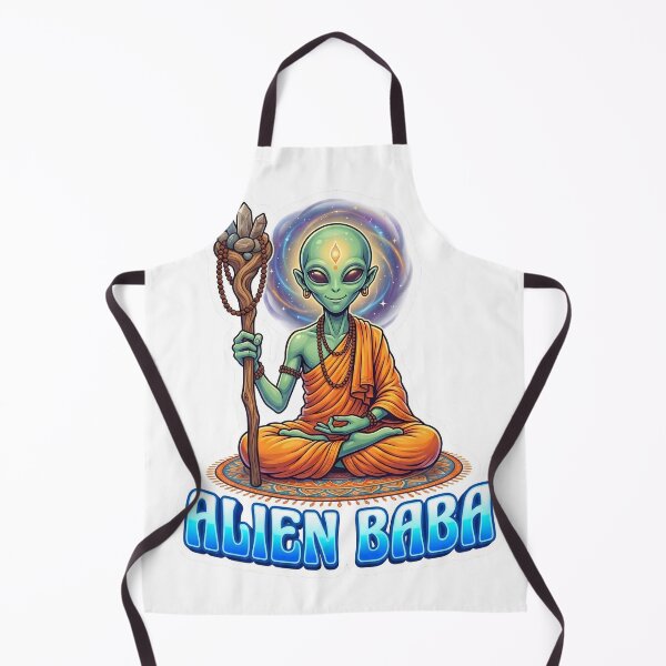 Item preview, Alien Baba Intergalactic Yogi Sticker designed and sold by krazzyremo.