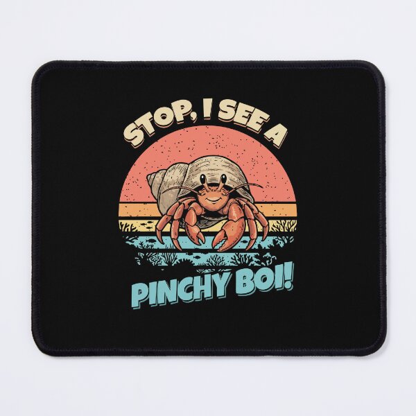 Item preview, Funny Crab Lover Ocean Aquarium Pinchy Boi Hermit Crab designed and sold by DSWShirts.