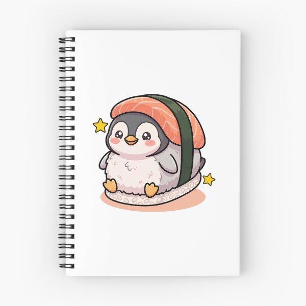 Item preview, Cute Penguin Sushi Kawaii Japanese Food  designed and sold by yuki-hana.