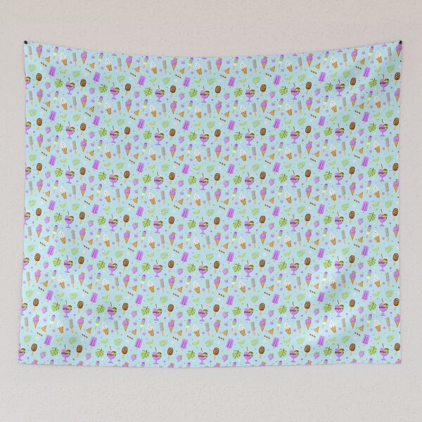 Item preview, Pastel Summer Ice Cream Pattern – Cute Seamless Design designed and sold by lydiadesign.