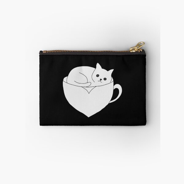 Item preview, Cat resting in a teacup illustration  designed and sold by LeshanArt.