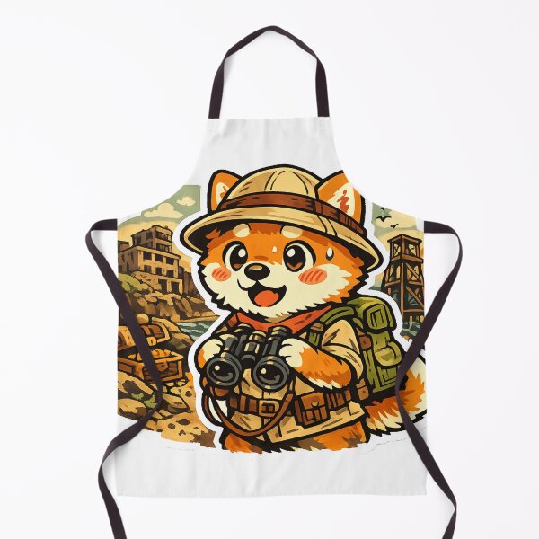Item preview, Shiba Inu Exploring Japan's Abandoned Coal Mine Island – Kawaii Adventure Sticker designed and sold by kawaii animal store (in Japan).