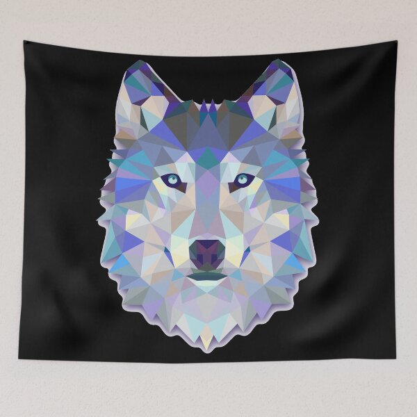 Item preview, Cool Colorful Wolf designed and sold by Twosided.
