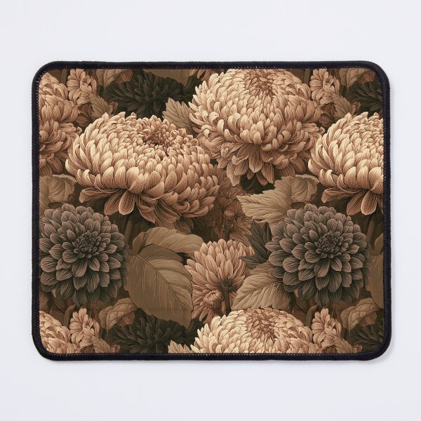 Item preview, Classic Chrysanthemum Floral  - Botanical Garden Pattern  - Gift Ideas For Men designed and sold by RoyalStarsPatts.
