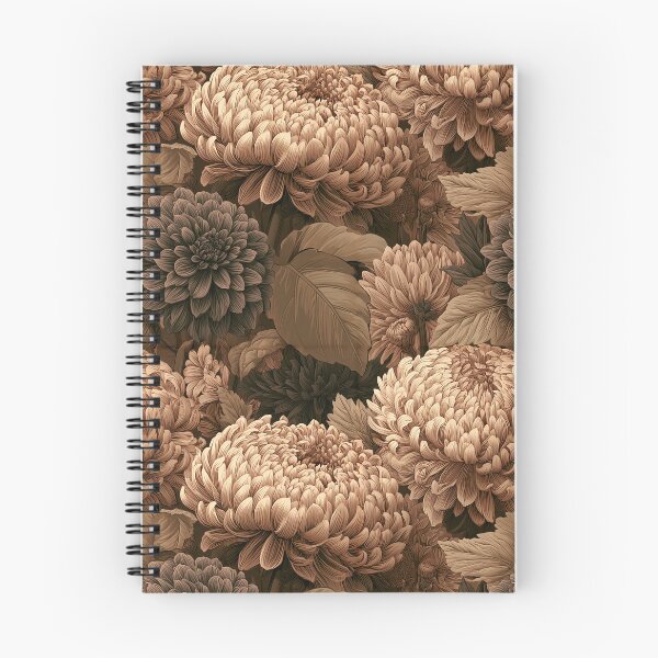 Item preview, Classic Chrysanthemum Floral  - Botanical Garden Pattern  - Gift Ideas For Men designed and sold by RoyalStarsPatts.