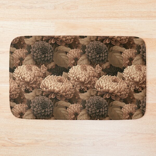 Item preview, Classic Chrysanthemum Floral  - Botanical Garden Pattern  - Gift Ideas For Men designed and sold by RoyalStarsPatts.