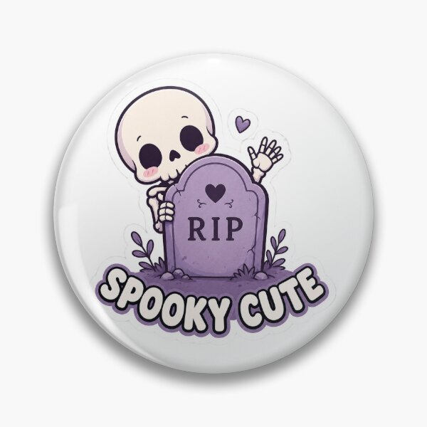 Item preview, Cute Spooky Skeleton Ghost Tombstone Sticker designed and sold by naruto4925.