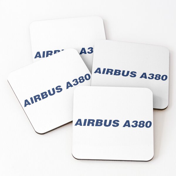 Artikelvorschau, Airbus A380 Textaufkleber entworfen und verkauft von Aviation Sticker Shop.