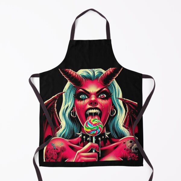 Item preview, Vivid Demon Girl With Lollipop designed and sold by Voodoo Store Paranormal Collections.