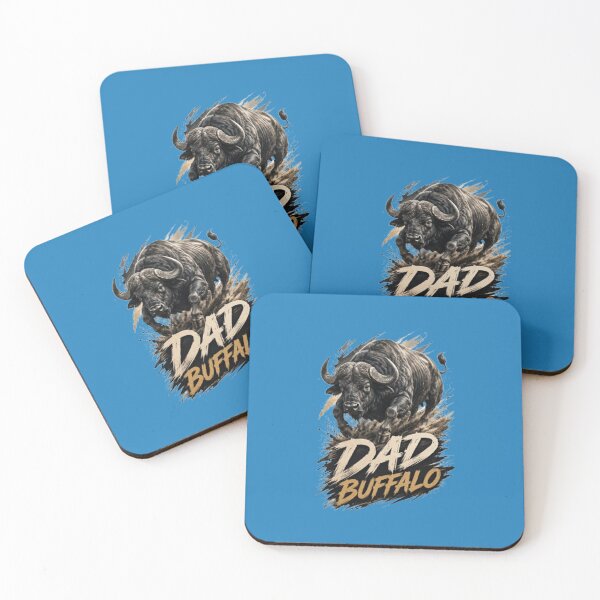 Item preview, Dad Buffalo – Bold Buffalo Illustration for Proud Fathers designed and sold by annenambiro.