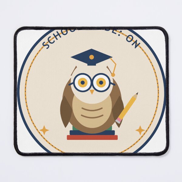Item preview, School Mode On Cute Owl Scholar Badge designed and sold by AHK18.