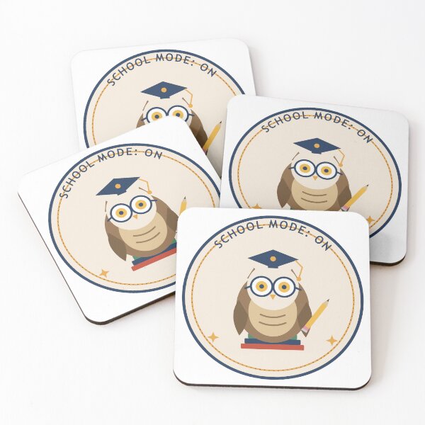 Item preview, School Mode On Cute Owl Scholar Badge designed and sold by AHK18.