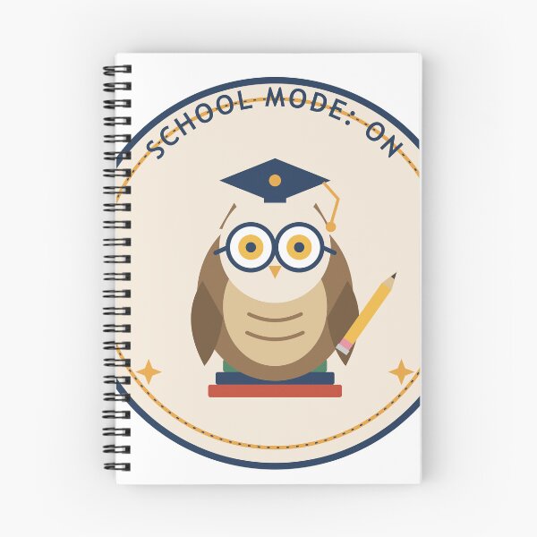 Item preview, School Mode On Cute Owl Scholar Badge designed and sold by AHK18.