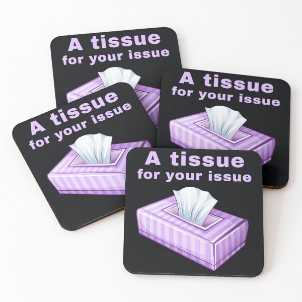 Item preview, A Tissue for Your Issue - Funny Sarcastic Tissue Box Pun Humor designed and sold by SidTastic .