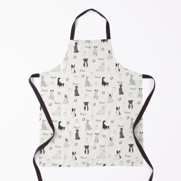 Item preview, Minimalist Flat Design All Dog Breeds White Pattern designed and sold by svitlaarty.