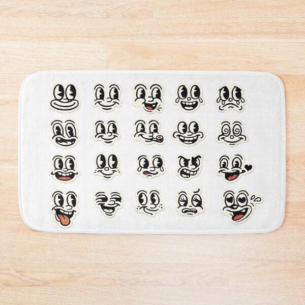Item preview, Vintage Cartoon Faces – Retro Logo with Expressive Characters designed and sold by Dax Studio.
