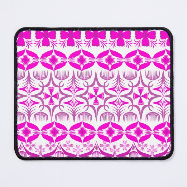 Item preview, Vibrant Pink Floral Ornament Seamless Border Pattern for Textile, Wrapping Paper and Surface Design designed and sold by Ei-Ei.