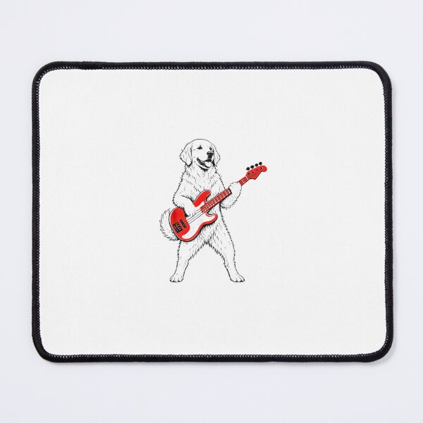 Item preview, Halloween Golden Retriever Playing Electric Guitar Funny Dog designed and sold by Rahamkshop.