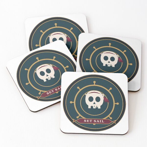 Item preview, Piratecore Gothic Skull Compass Set Sail Emblem designed and sold by AHK18.