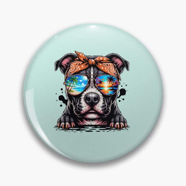 Item preview, COOL SUMMER PITBULL designed and sold by BKDIGITALSHOP.