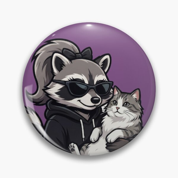 Item preview, I Work For My Cat Now – Funny Cat Lover Raccoon designed and sold by NerdApproach.