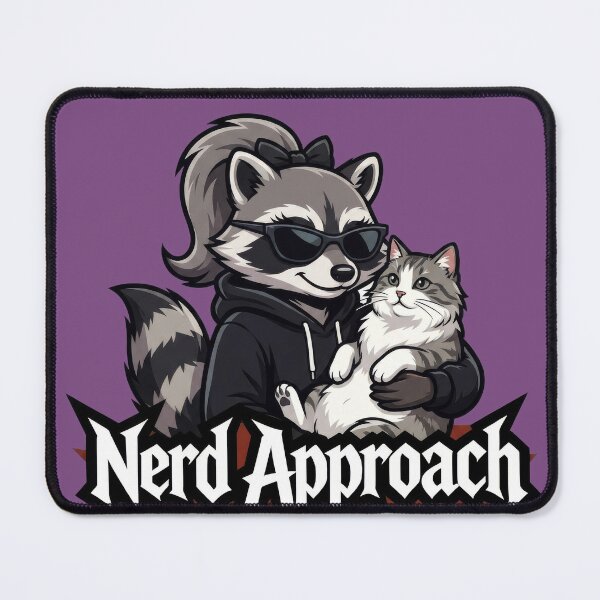 Item preview, I Work For My Cat Now – Funny Cat Lover Raccoon designed and sold by NerdApproach.