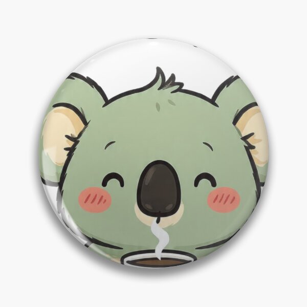 Item preview, No Worries Just Coffee Cute Koala Sticker designed and sold by BodaZZ.