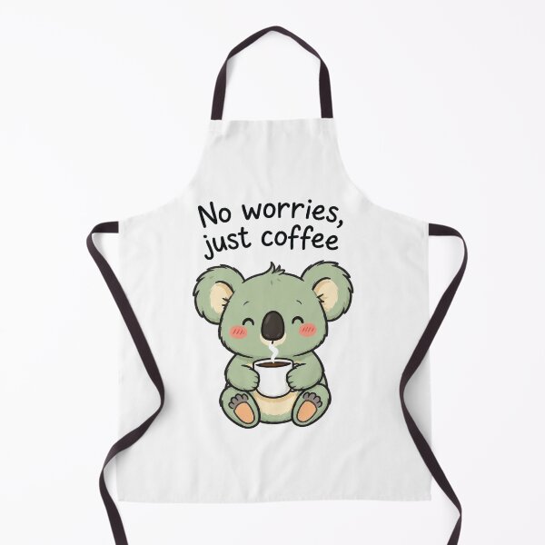Item preview, No Worries Just Coffee Cute Koala Sticker designed and sold by BodaZZ.