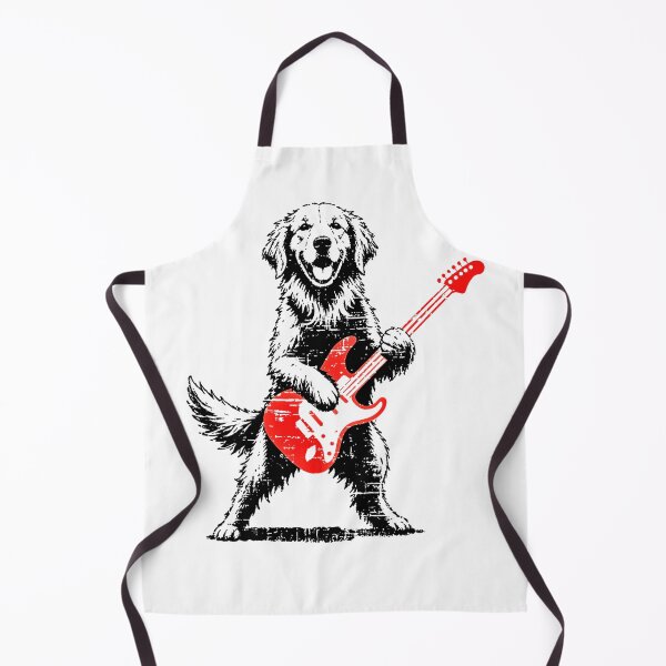 Item preview, Halloween Golden Retriever Playing Electric Guitar Funny Dog designed and sold by Rahamkshop.