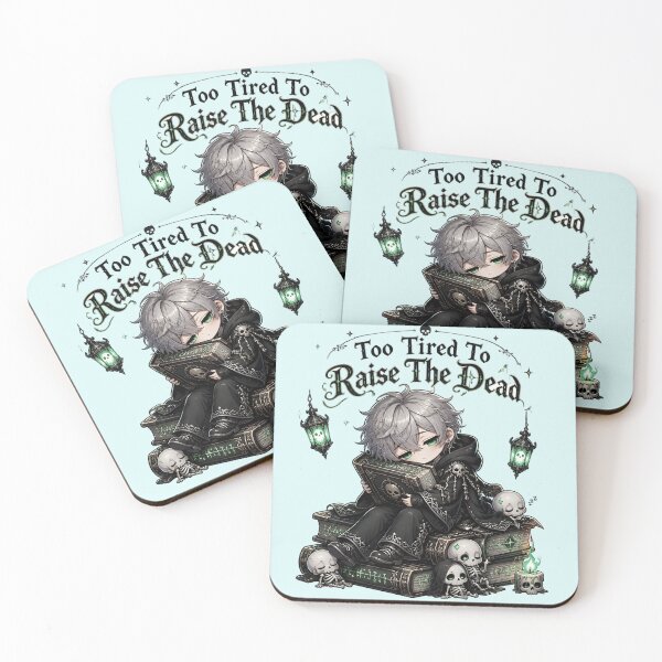Item preview, Too Tired To Raise The Dead Sleepy Necromancer designed and sold by sigmaartstudio.